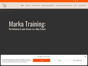 Marka Training website image